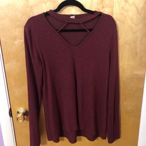Red/maroon sweater